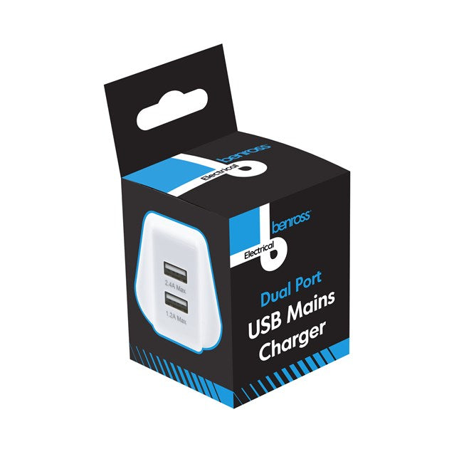 Chargeur secteur USB 2 ports