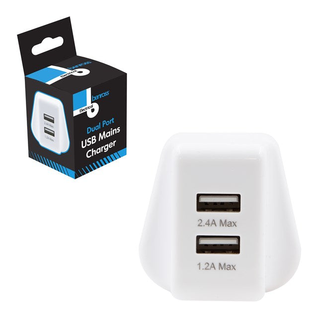 Chargeur secteur USB 2 ports