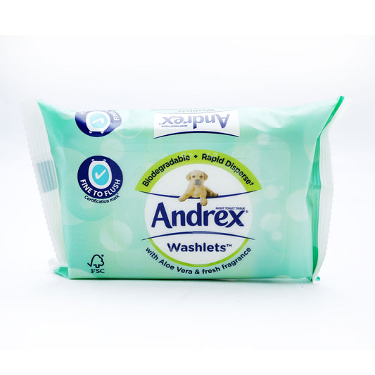 ANDREX ALOE VERA WASHLETS 36'S