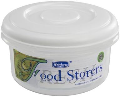 0.5LT ROUND FOOD CONTAINER-WHITE