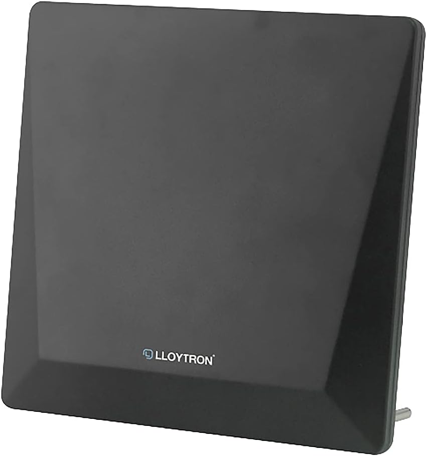 Antenne TV panneau Lloytron Active Intérieur - 50 dB - Noir Mat