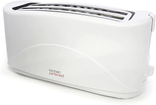 KitchenPerfected Long Slot Toaster - White