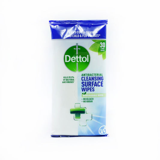 DETTOL SURFACE WIPES ANTIBAC 30'S