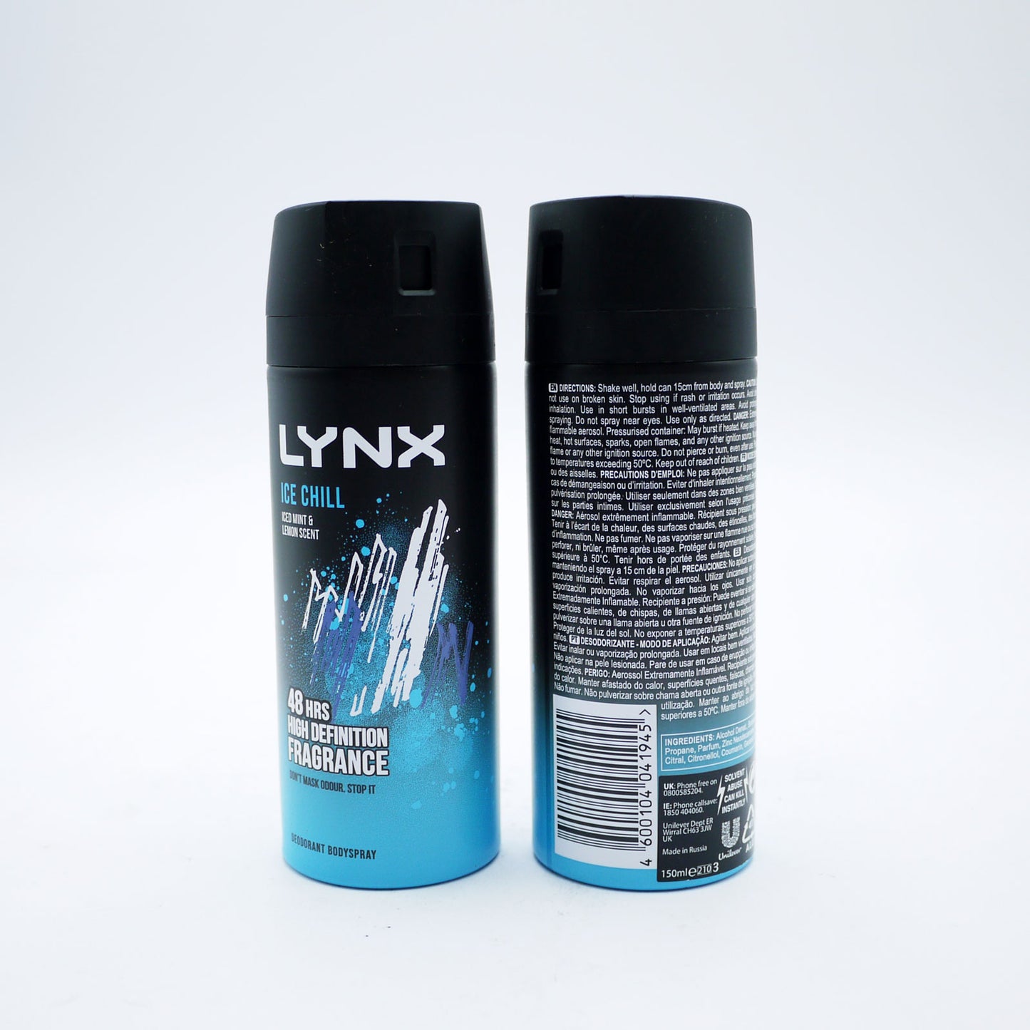 LYNX BODYSPRAY ICE CHILL (C) 150ml