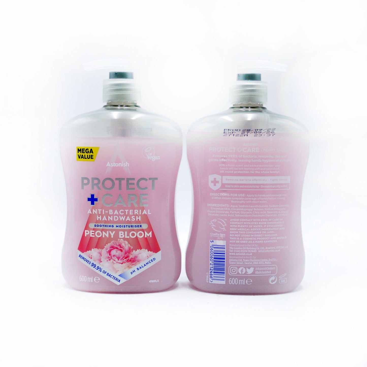 ASTONISH ANTIBAC HANDWWASH PEONY BLOOM 600ml