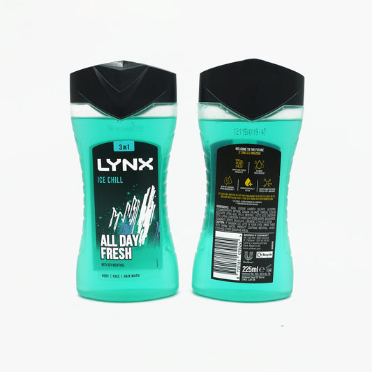 LYNX BODYWASH ICE CHILL 225ml