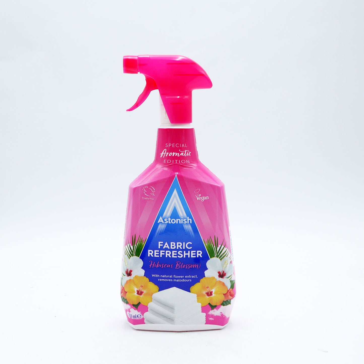 ASTONISH FABRIC REFRESHENER HIBICUS BLOSSOM 750ML