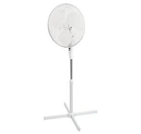 Limitless 16 inch Pedestal Fan White