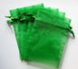 Organza Bags 7x10cm Emarald Green (Pack 10)