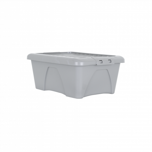 Wham® Home Upcycled 34L Box & Lid Soft Grey