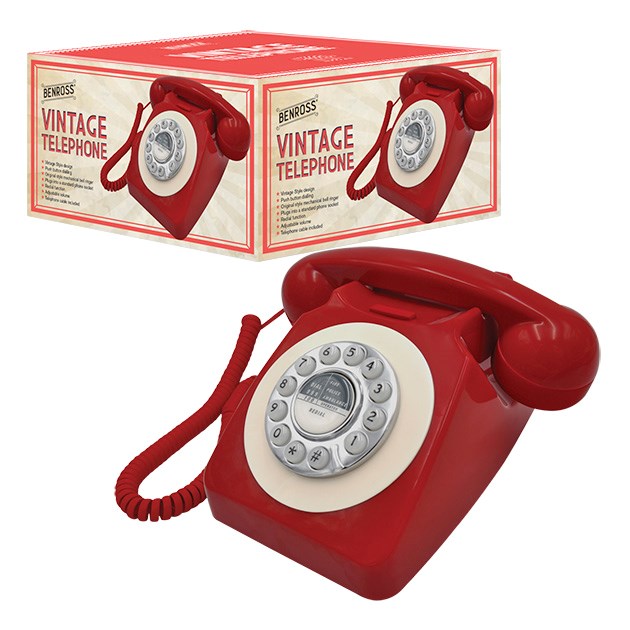 Retro Red Telephone