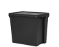 Wham Bam 92L H.Duty Box & Lid Black Recycled