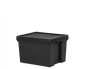 Wham Bam 45L H.Duty Box & Lid Black Recycled