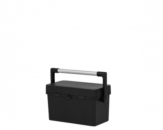 Wham Bam 46cm Tool Box & Lid Black Recycled