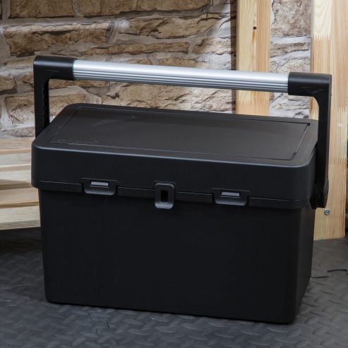 Wham Bam 46cm Tool Box & Lid Black Recycled