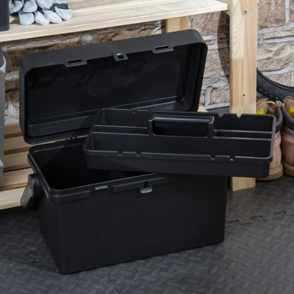 Wham Bam 46cm Tool Box & Lid Black Recycled