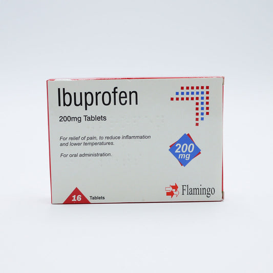 FLAMINGO IBUPROFEN 200MG TABLETS 16'S