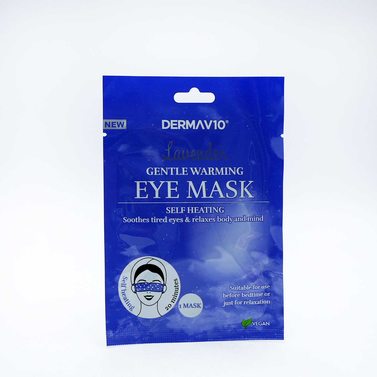 DERMA V10 EYE MASK LAVENDER GENTLE WARMING(D)