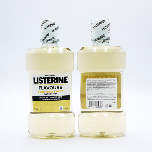 LISTERINE MOUTHWASH FLAVOURS LIME & MINT 500ml
