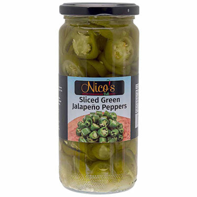 PIMENTS JALAPEÑO VERTS TRANCHÉS NICOS 480g