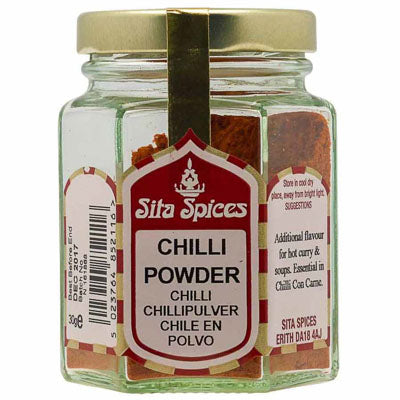 SITA SPICES CHILLI POWDER 30g