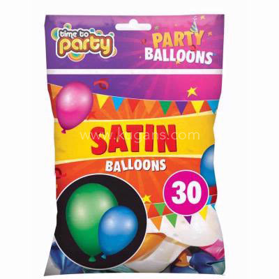Satin ballons 30