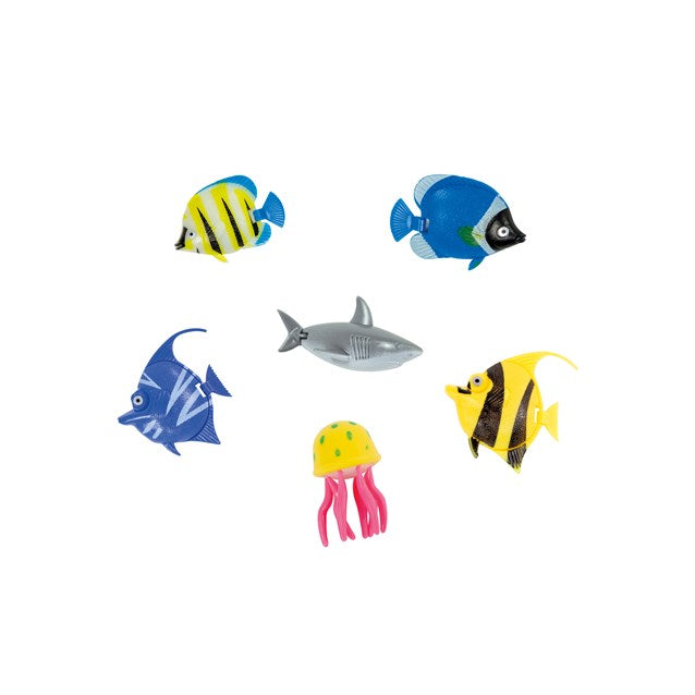 AP Lampe à bulles d'eau 90cm avec poissons - Boîte bleue
