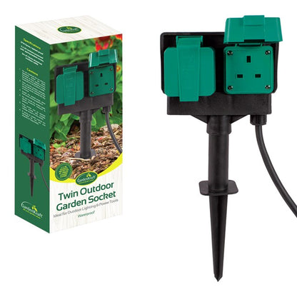 Outdoor Garden Socket - 3m Cable