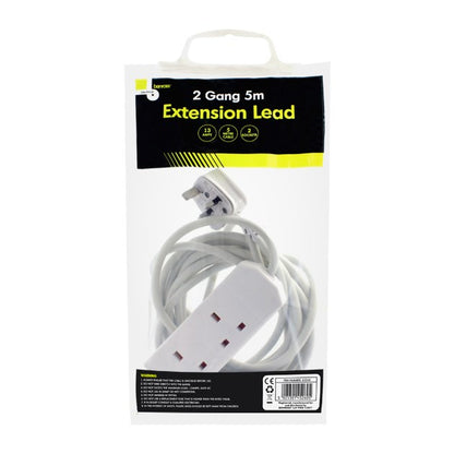 2 Way 5M Extension Lead - 13A