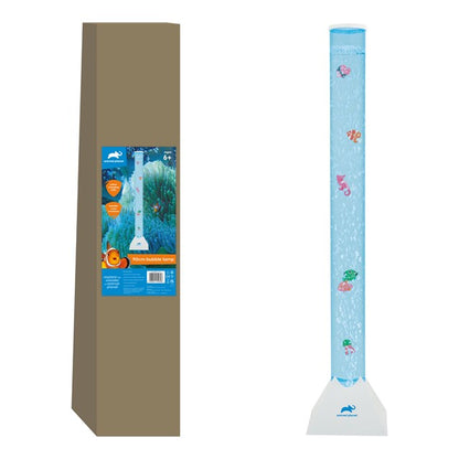 AP 90cm Lampe à bulles d'eau avec poissons Blanc (Boîte marron)