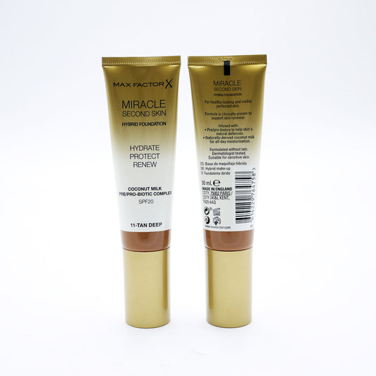 MAX FACTOR FOUNDATION SPF20 11 TAN DEEP 30ML