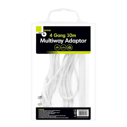 Rallonge multiprise 4 prises 10 m - 13 A