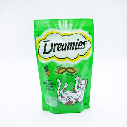 DREAMIES CAT TREATS WITH CATNIP 60GM