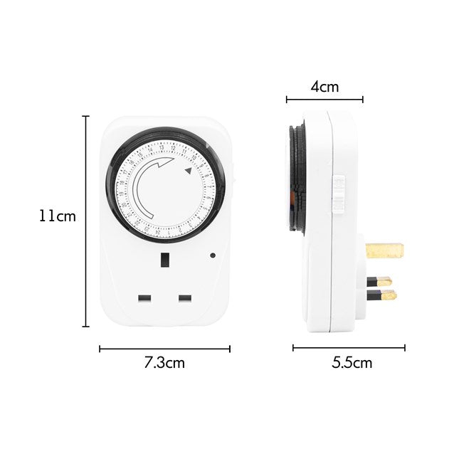 24-Hour Plug-In Timer Socket (Large)