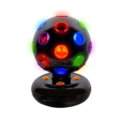 Boule disco LED 5" - Noire