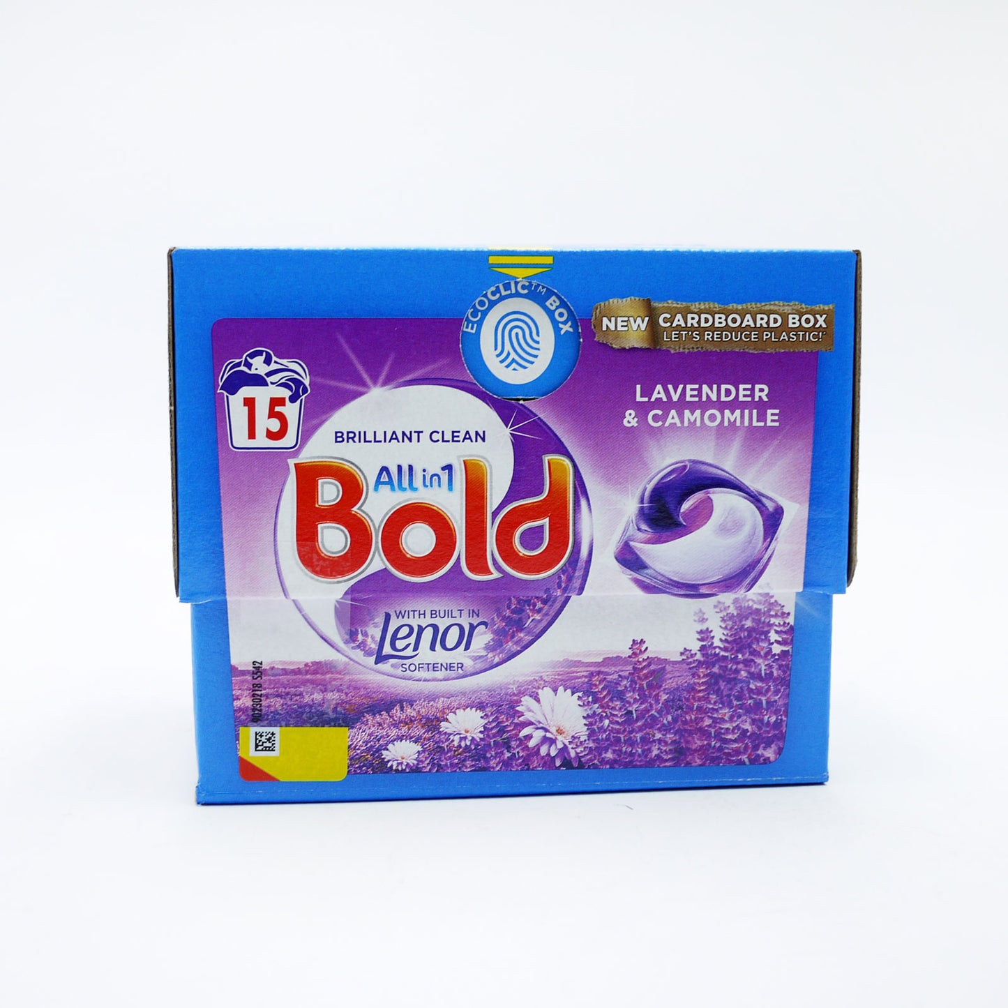 BOLD LESSIVE CAPSULES TOUT-EN-UN LAVANDE & CAMOMILLE (C) 15 CAPSULES