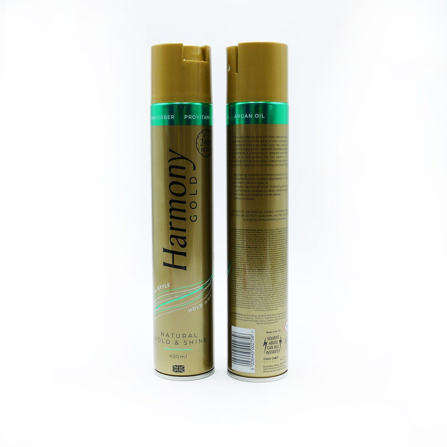 HARMONY GOLD H/S FIXATION ET BRILLANCE NATURELLE 400ml