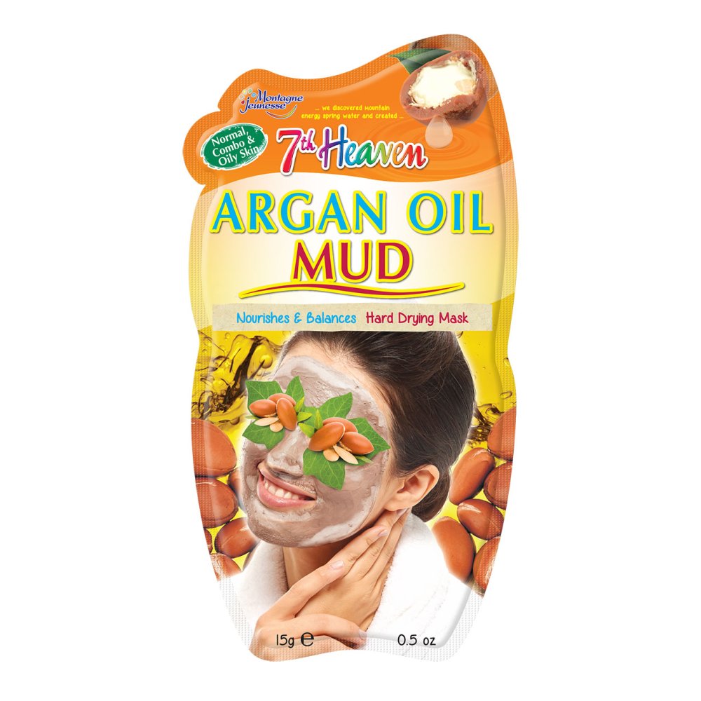 MASQUE DE BOUE À L'HUILE D'ARGAN