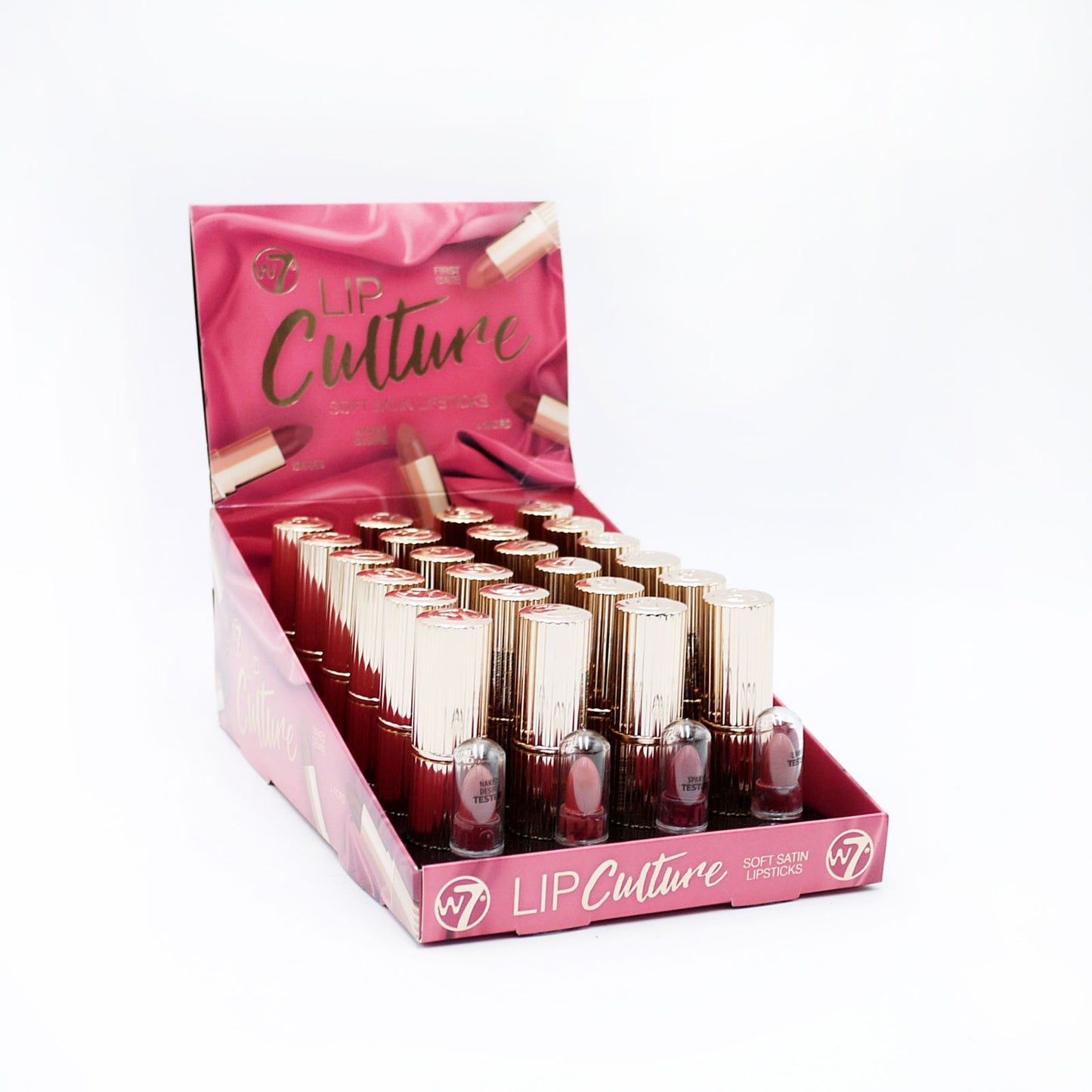 W7 LIP CULTURE - SOFT SATIN LIPSTICKS