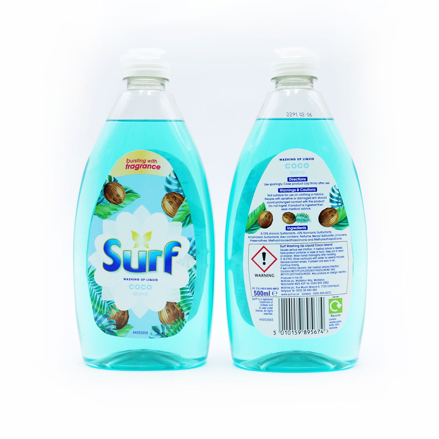 SURF WASHING UP LIQUID COCO ISLAND 500ML