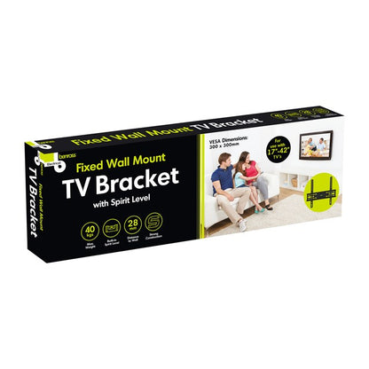Fixed TV Bracket Hold 17"-42" TV Screens