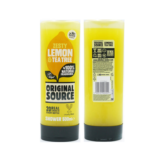 ORIGINAL SOURCE SHOWER GEL LEMON & TEA TREE 500ml