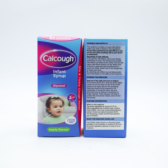 CALCOUGH COUGH SYRUP INFANT APPLE 125ML