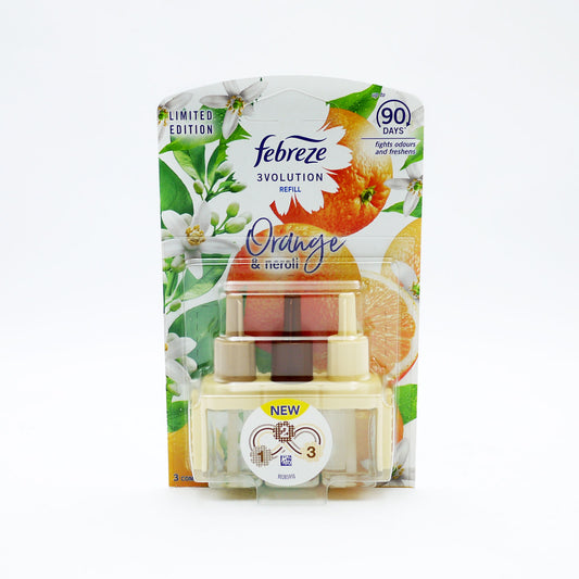 FEBREZE 3VOL PLUG REFILL ORANGE AND NEROLI  20ML