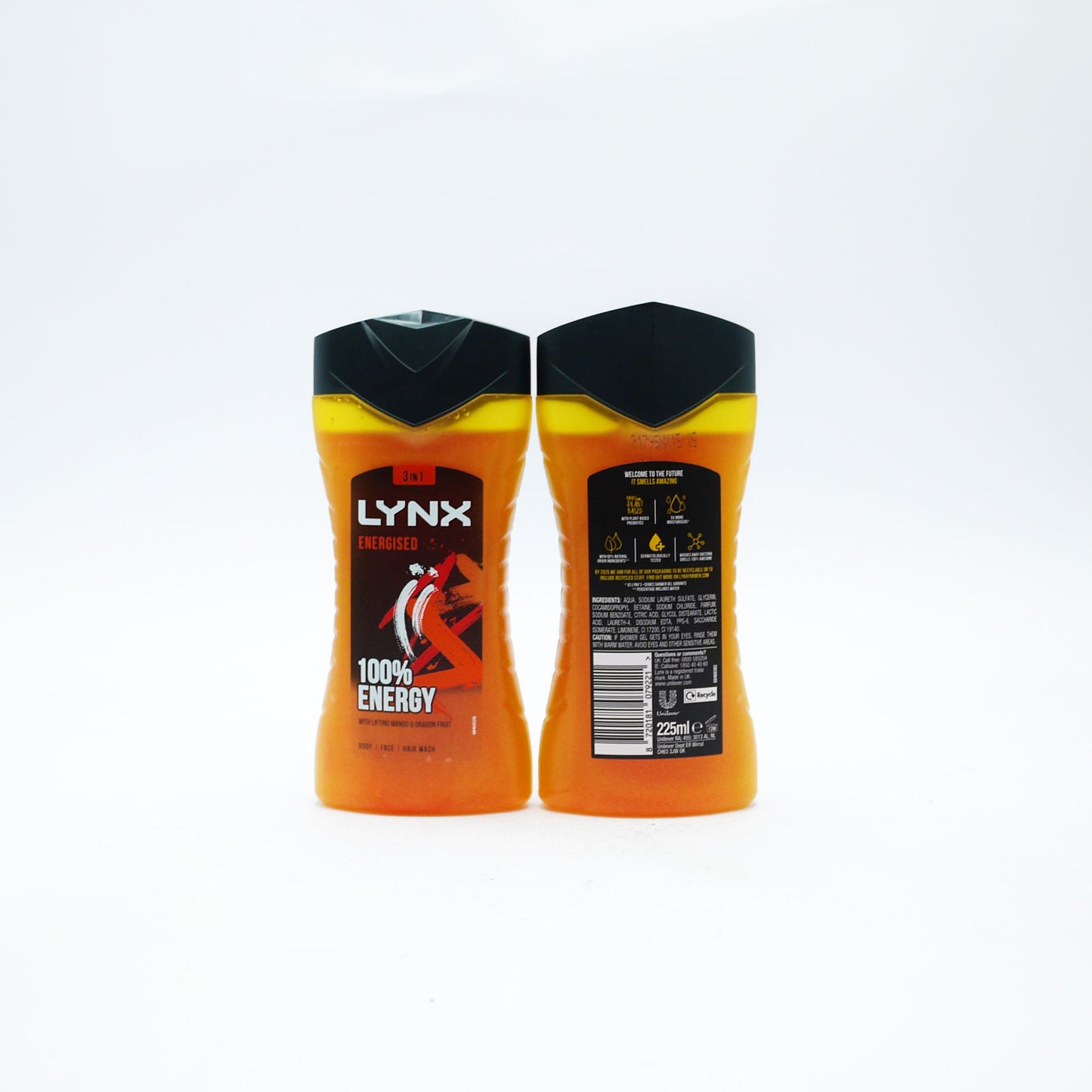 LYNX SHOWER GEL YOU ENERGISED (C) 225ml