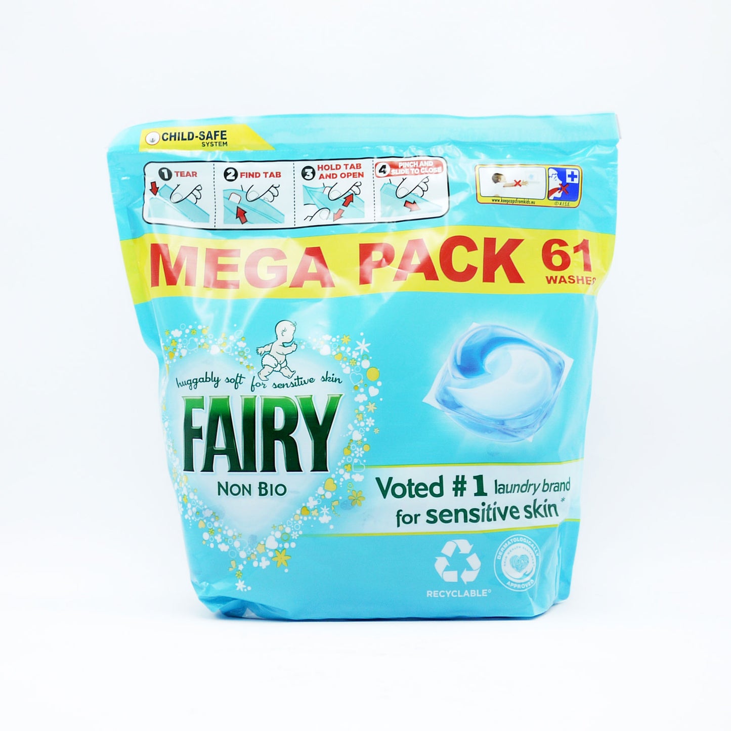 FAIRY NON BIO PODS FOR SENSITIVE SKIN(D) 61WASH