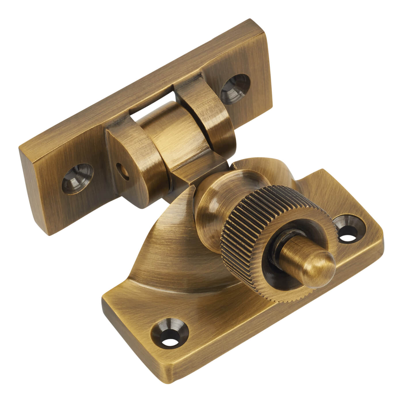 Sash Fasteners, Brighton Type, Solid Brass