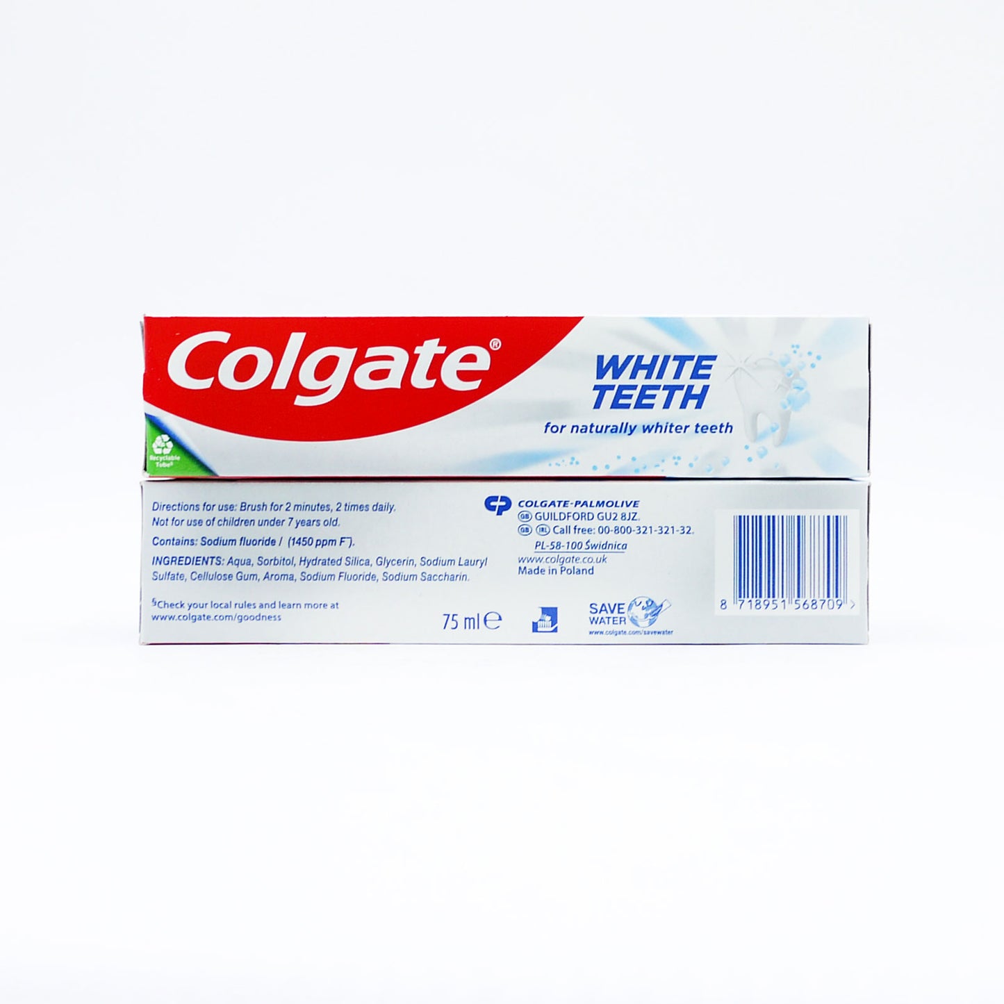 COLGATE TOOTHPASTE WHITE TEETH 75ml