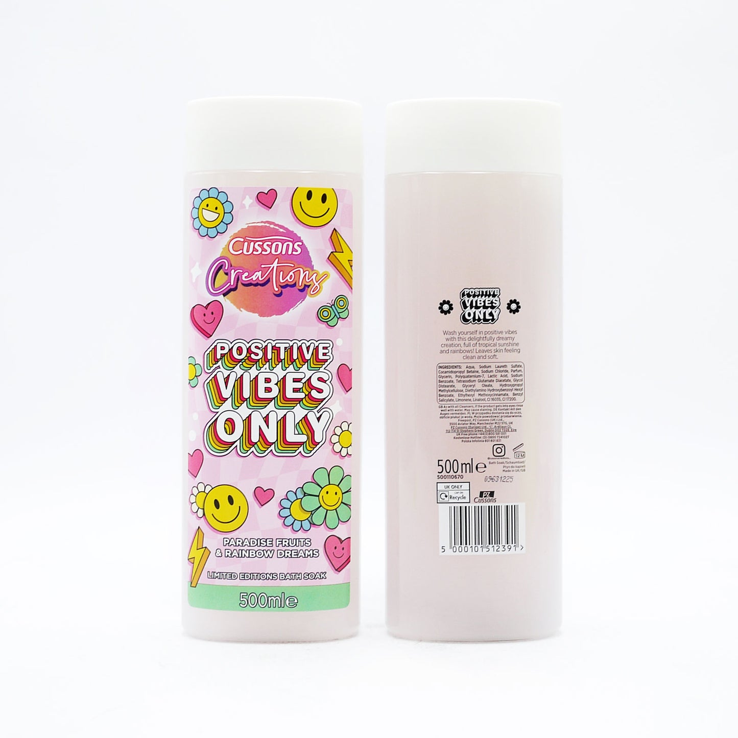 CUSSONS CREATIONS BATH POSITIVE VIBES 500ml