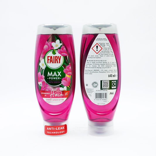 FAIRY LIQUID MAX POUVOIR TULIPES ROSES + JASMIN BLANC 640ML